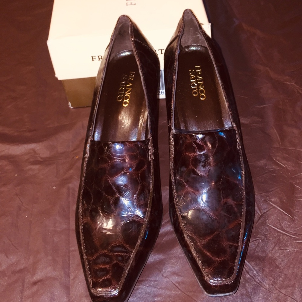 Franco Sarto patent heels